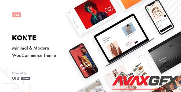 ThemeForest - Konte v1.9.1 - Minimal & Modern WooCommerce WordPress Theme - 23162599