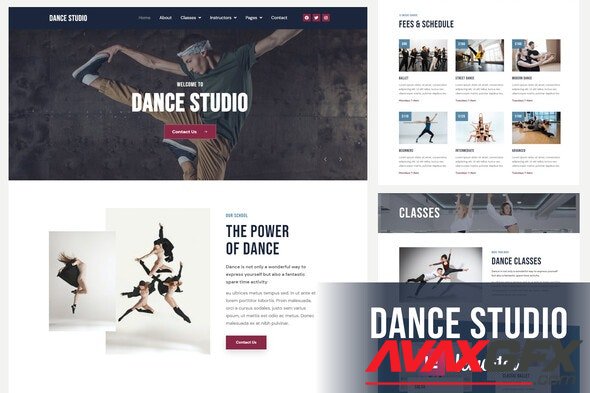 ThemeForest - Dance Studio v1.0.0 - Elementor Template Kit - 31455832