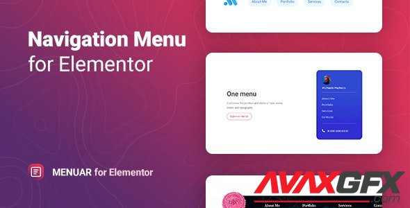 CodeCanyon - Menuar v1.0.0 - Navigation Menu for Elementor - 31528975