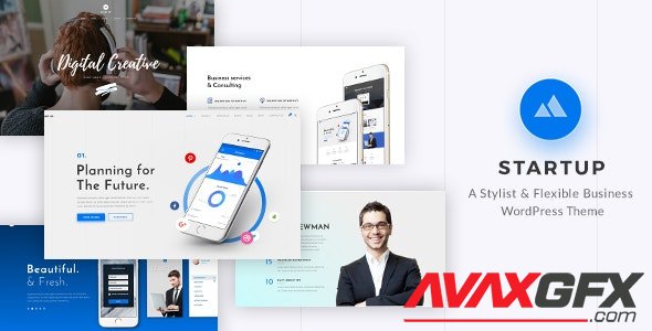 ThemeForest - StartUp v2.4 - Responsive Multi-Purpose WordPress Theme - 20101303