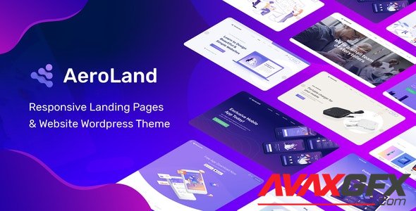 ThemeForest - AeroLand v1.4.0 - App Landing Software Website WordPress Theme - 23314522 - NULLED