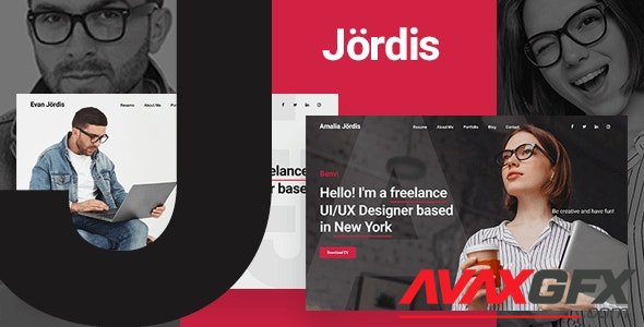 ThemeForest - Jordis v1.0 - Bootstrap 4 Personal Portfolio Template - 31515648