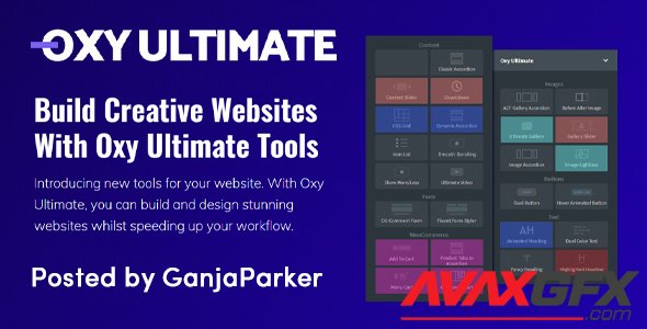 OxyUltimate - Oxy Ultimate v1.4.22 - A Set Of Custom Creative Unique Tools For Oxygen Builder - NULLED