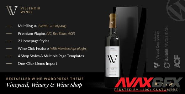 ThemeForest - Villenoir v5.3 - Vineyard, Winery & Wine Shop - 15605053
