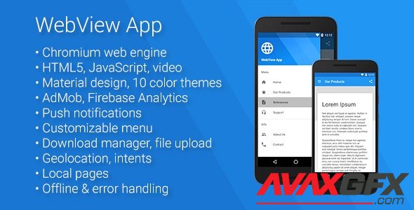 CodeCanyon - Universal Android WebView App v2.8.0 - 8431507