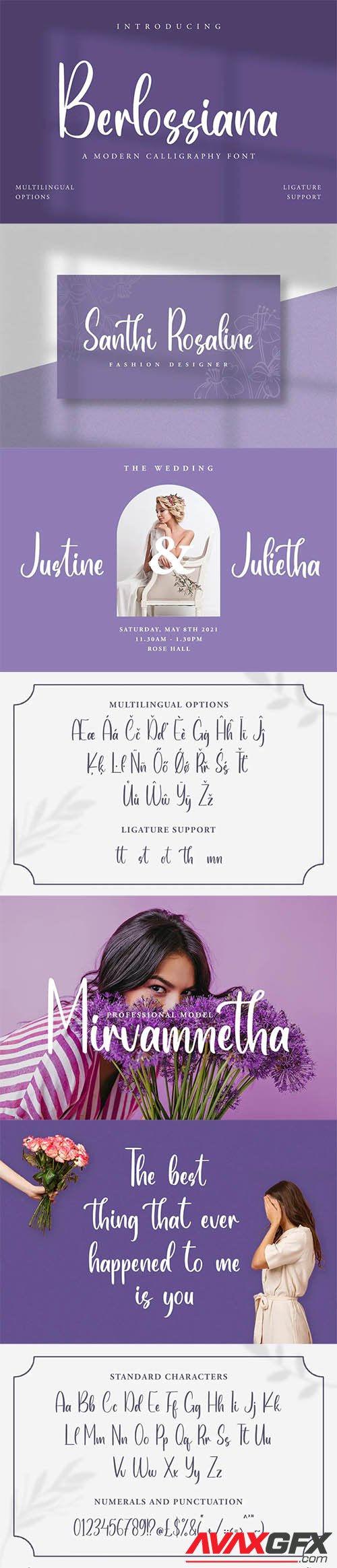 Berlossiana - Instagram Font