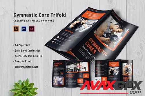 Gymnastic Core Trifold Brochure