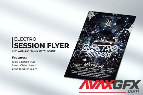 Electro Session Flyer