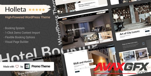 ThemeForest - Holleta v1.0.0 - Hotel Booking WordPress - 27595977 - NULLED