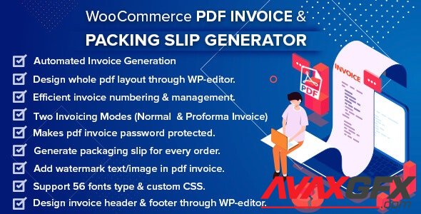 CodeCanyon - WooCommerce PDF Invoice & Packing Slip with Credit Note v2.0.0 - 24179339 - NULLED