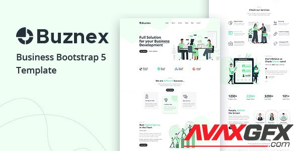 ThemeForest - Buznex v1.0 - Corporate Business Bootstrap5 Template - 31534424