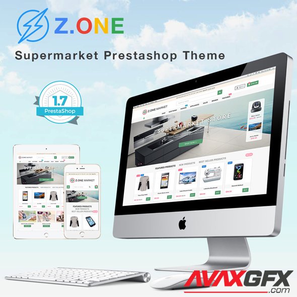 ZOne v2.5.7 - Supermarket Online Shop PrestaShop Template
