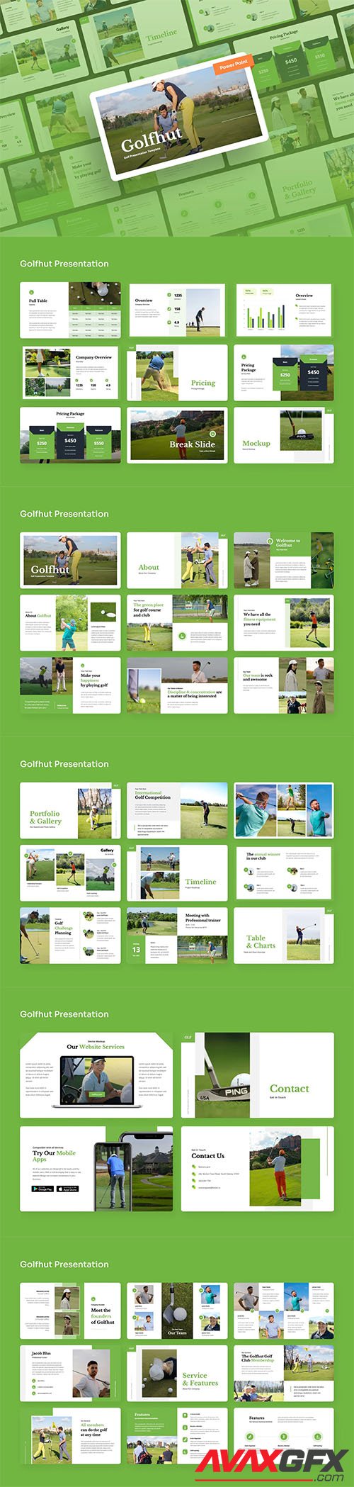 Golfhut - Golf Power Point Presentation