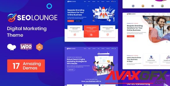 ThemeForest - SEO Lounge v3.0.2 - Digital Marketing Theme - 22388988 - NULLED