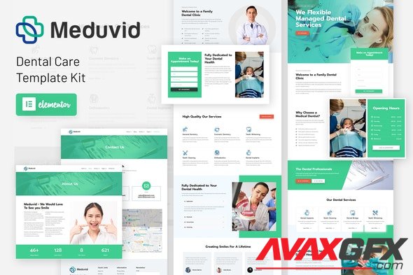 ThemeForest - Meduvid v1.0.0 - Medical & Dental Clinic Elementor Template Kit - 31562029