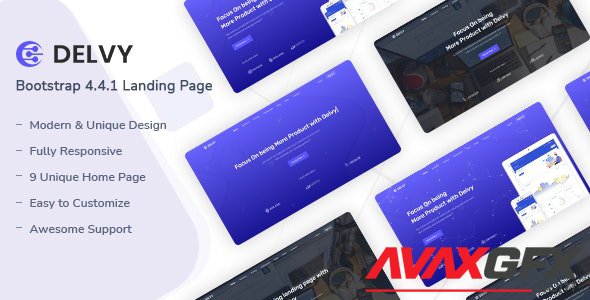 ThemeForest - Delvy v1.0.0 - Responsive Landing Page Template - 31425536