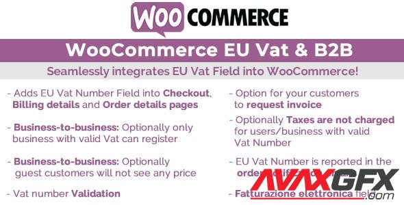 CodeCanyon - WooCommerce Eu Vat & B2B v11.0 - 19463373 - NULLED