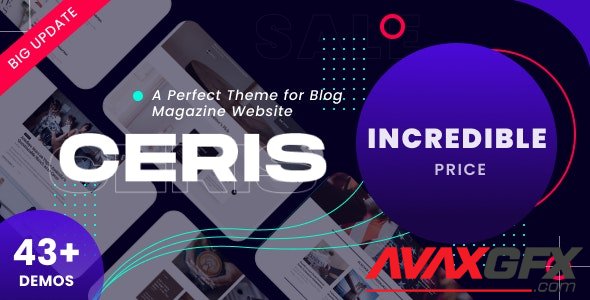 ThemeForest - Ceris v3.1 - Magazine & Blog WordPress Theme - 26452254