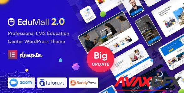 ThemeForest - EduMall v2.7.0 - Professional LMS Education Center WordPress Theme - 29240444 - NULLED