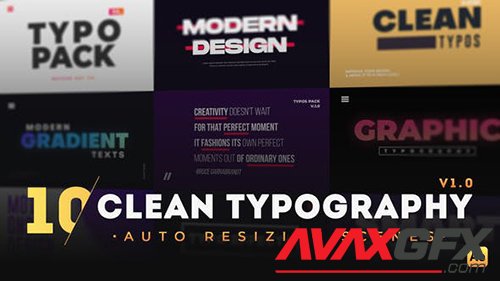 10 Clean Typography Scenes 31629235