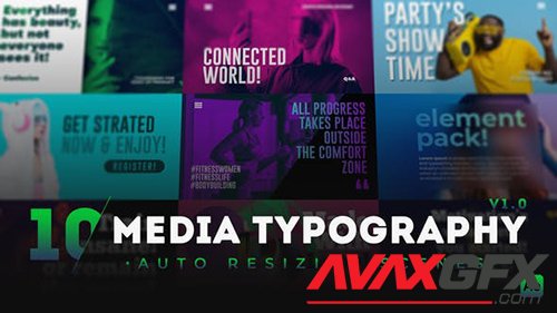 10 Media Typography Scenes 31664639