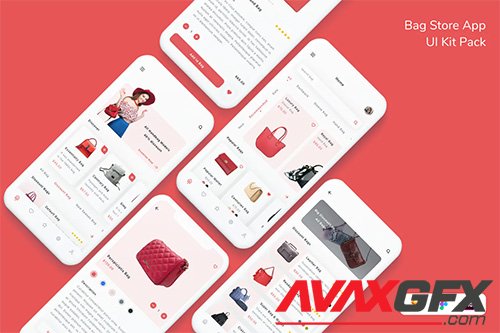 Bag Store App UI Kit Pack