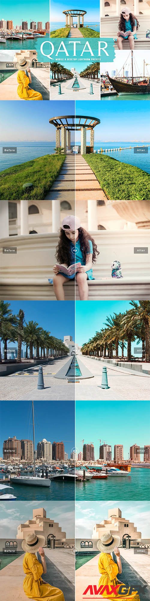 Qatar Mobile & Desktop Lightroom Presets