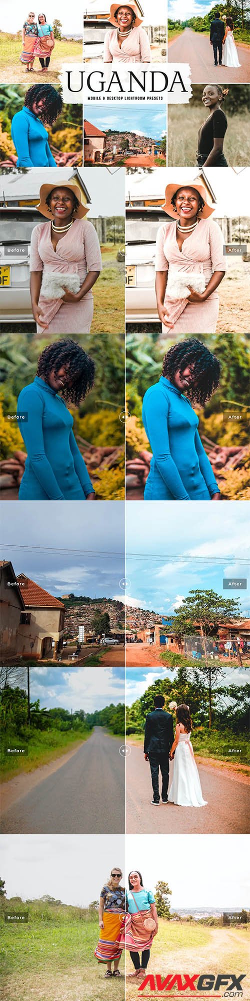 Uganda Mobile & Desktop Lightroom Presets