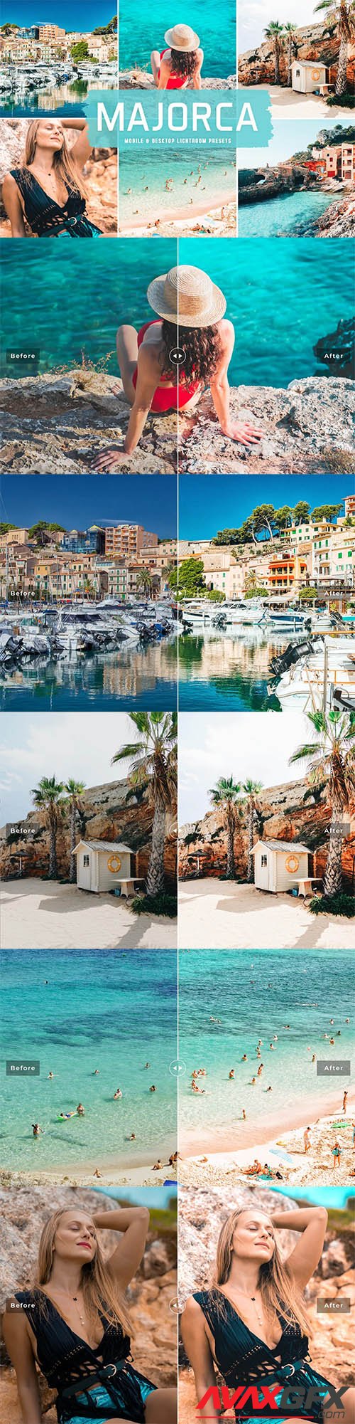 Majorca Mobile & Desktop Lightroom Presets