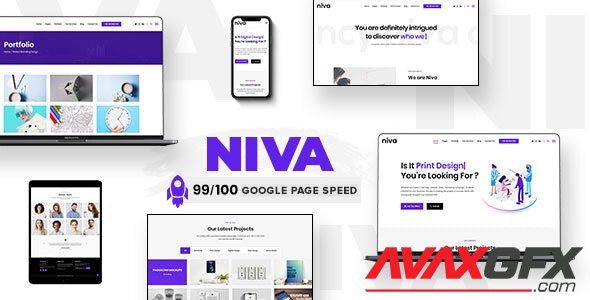 ThemeForest - Niva v1.7.7 - Creative Agency WordPress Theme - 22732180