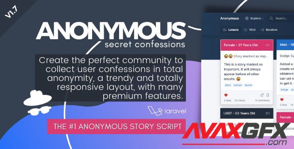 CodeCanyon - Anonymous v1.7 - Secret Confessions - 20583267