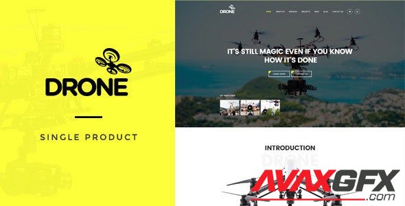 ThemeForest - Drone v1.27 - Single Product WordPress Theme - 16348804