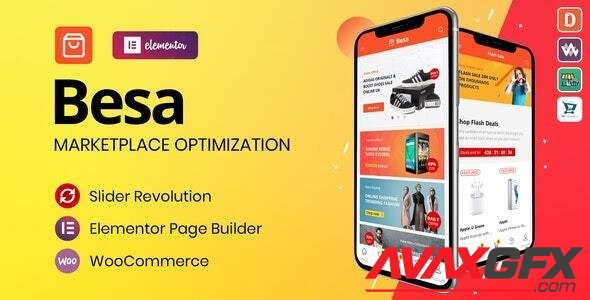 ThemeForest - Besa v1.3.0 - Elementor Marketplace WooCommerce Theme - 25205400