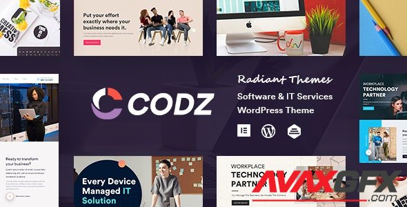 ThemeForest - Codz v1.0.5 - Software & IT Services Theme - 25391986