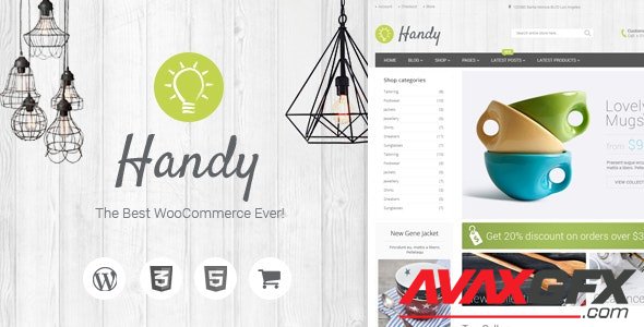 ThemeForest - Handy v5.2.0 - Handmade Shop WordPress WooCommerce Theme - 11048978