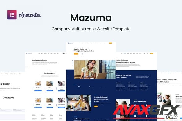 ThemeForest - Mazuma v1.0.0 - Business Elementor Template Kit - 31285704