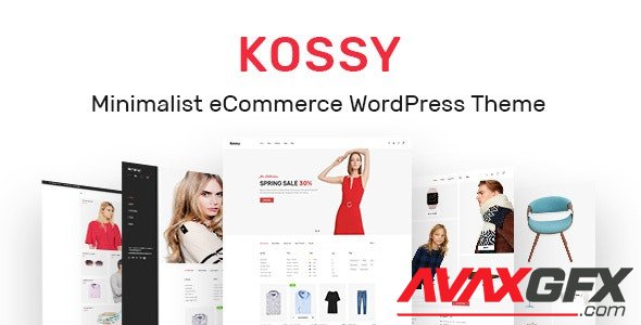ThemeForest - Kossy v1.25 - Minimalist eCommerce WordPress Theme - 22197954