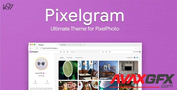 CodeCanyon - Pixelgram v1.4.1 - The Ultimate PixelPhoto Theme - 25484899
