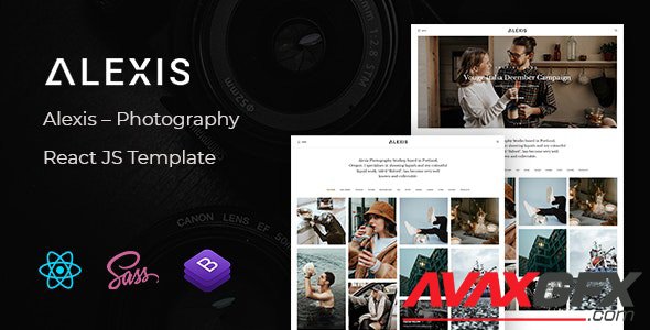 ThemeForest - Alexis v1.0 - Photography React JS Template - 31642134