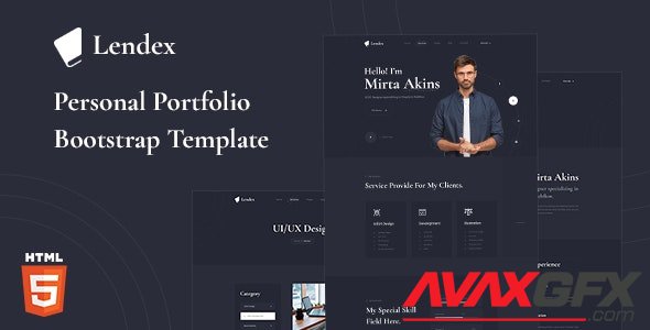 ThemeForest - Lendex v1.0 - Personal Portfolio Bootstrap 5 Template - 31542002