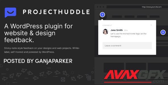 ProjectHuddle v4.0.19 - WordPress Plugin For Website Design Communication + Add-Ons