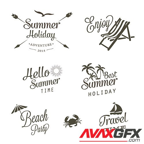 Summer logo vectors