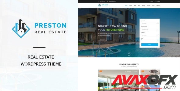 ThemeForest - Preston v1.2.1 - Real Estate WordPress Theme - 19009097