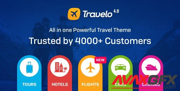ThemeForest - Travelo v4.2.3 ­ Travel/Tour Booking Responsive WordPress Theme - 9806696