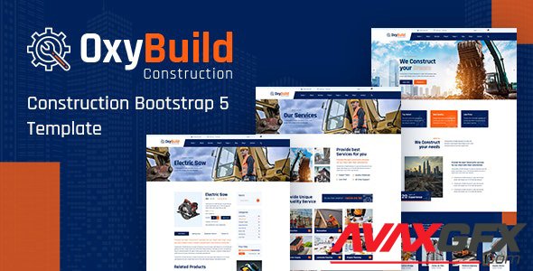 ThemeForest - OxyBuild v1.0 - Construction Bootstrap 5 Template - 29994031