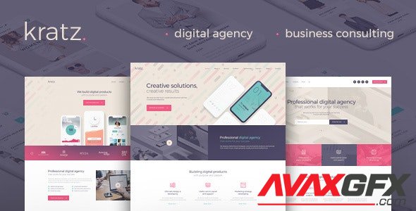 ThemeForest - Kratz v1.0.3 - Digital Agency Marketing and SEO WordPress Theme - 25103796