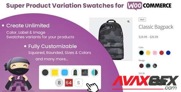CodeCanyon - Super Product Variation Swatches for WooCommerce v1.9 - 24566625
