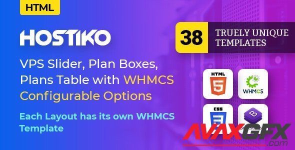 ThemeForest - Hostiko v1.0 - Hosting HTML & WHMCS Template With Isometric Design (Update: 8 February 21) - 21860050