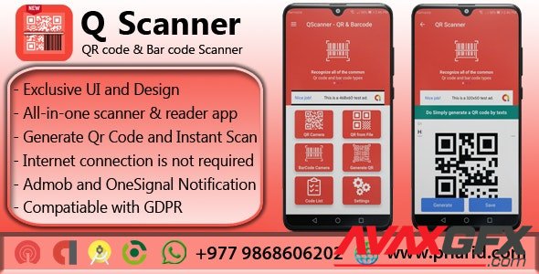 CodeCanyon - QScanner v1.3 - QR Barcode Pro - 22550108