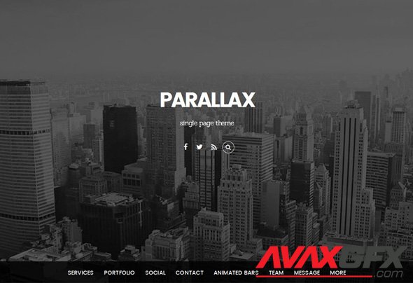Themify - Parallax v5.3.0 - Portfolio WordPress Theme